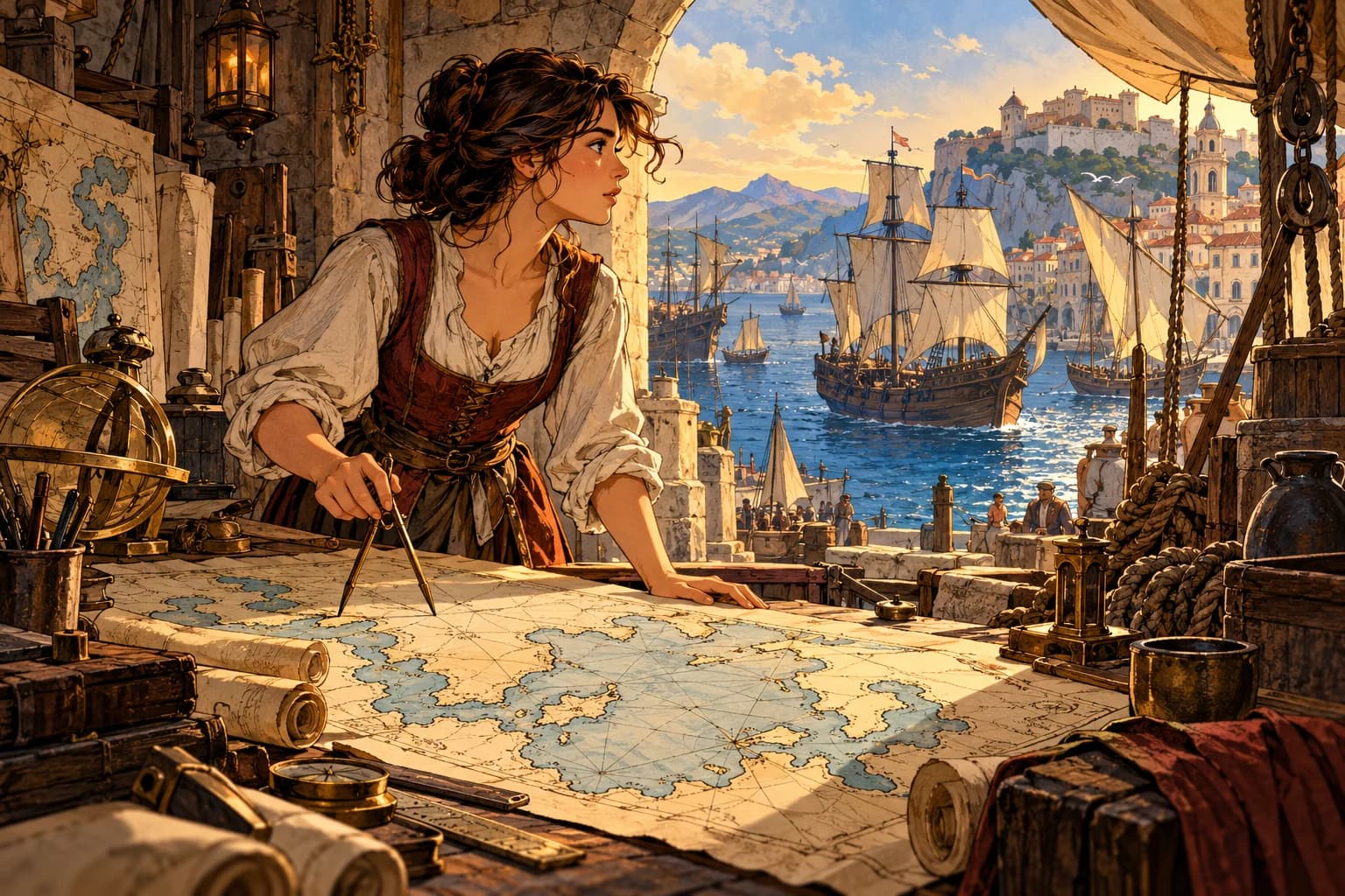 History comic panel