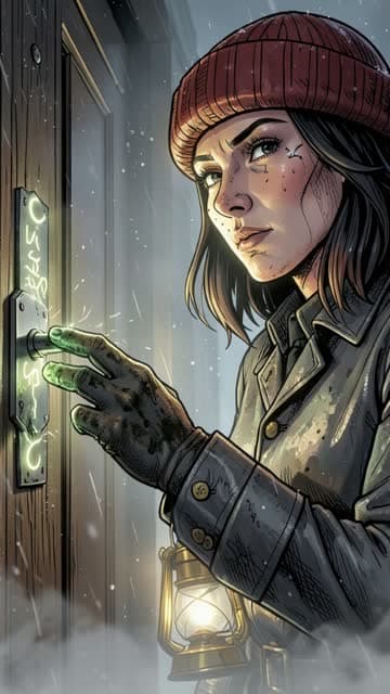Panel with a highlighted caption word